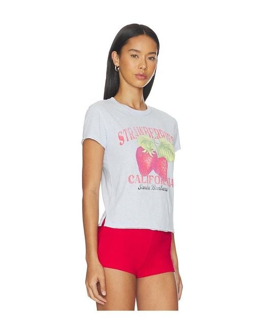 Free People Red Nova Tee Graphic