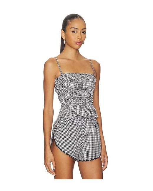 Solid & Striped Black The Delilah Top