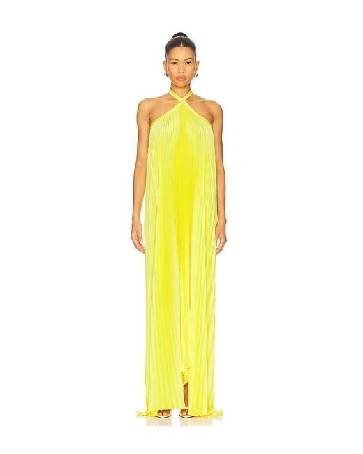 L'idée Yellow Abendkleid Deesse