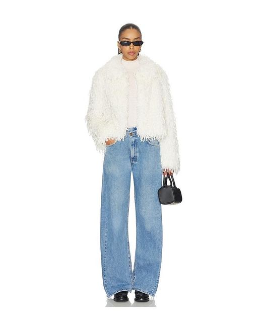 Unreal Fur White Swan Lake Jacket