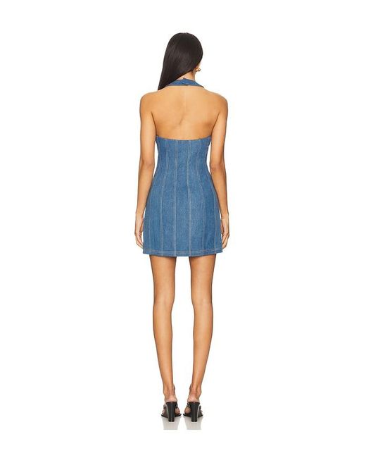 Lovers + Friends Blue Mira Mini Dress