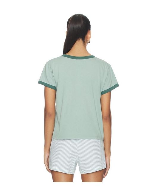Leset Blue Margo Ringer Tee
