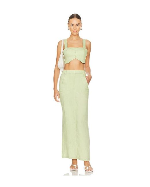 Amanda Uprichard Green Masters Skirt