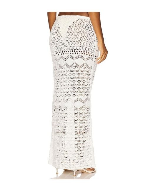 MORE TO COME White Maria Maxi Skirt