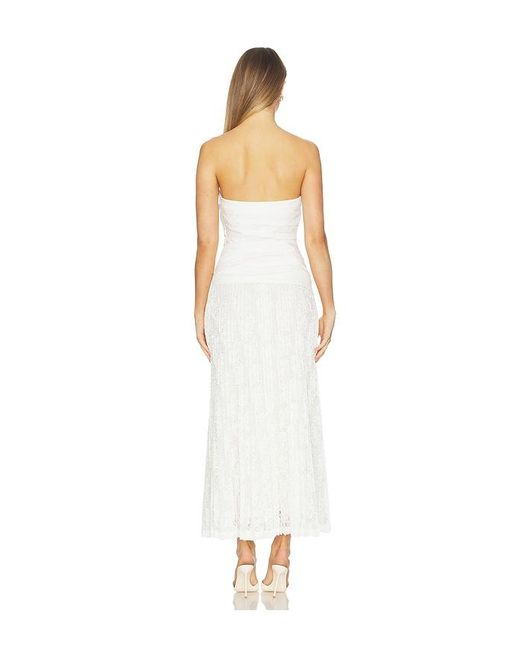 Jonathan Simkhai White Annalise Cotton Lace Dress