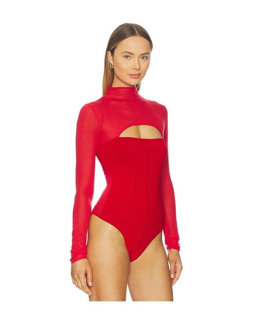 Fleur du Mal Red Kate Bodyuit