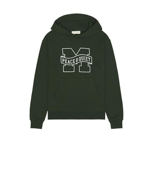 Museum of Peace & Quiet Green Banner Hoodie for men