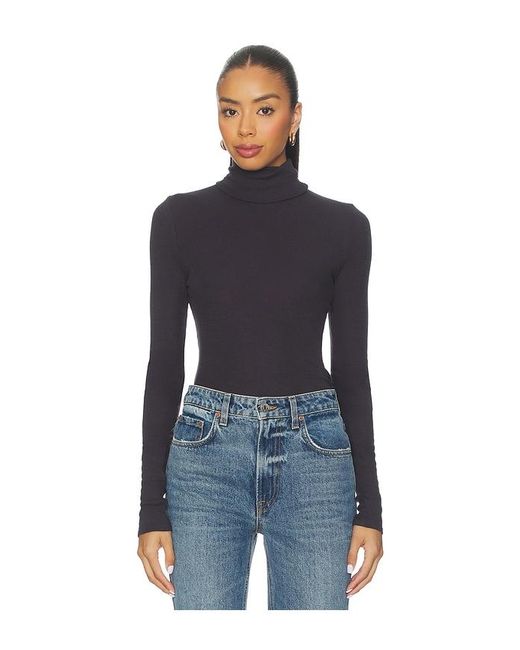 Samsøe & Samsøe Blue Sasonnet Long Sleeve Turtleneck