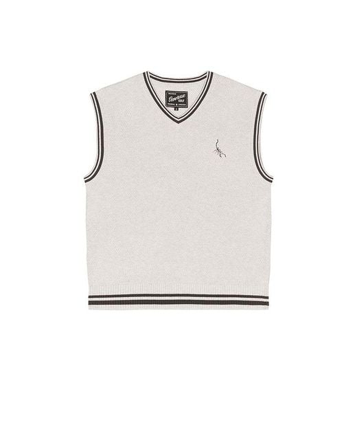 Devereux Golf White Scorpion Vest for men