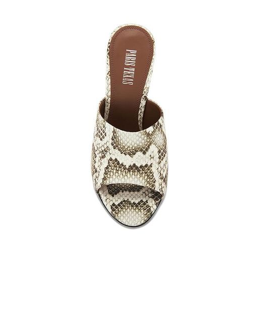 Paris Texas White Nina Mule 105