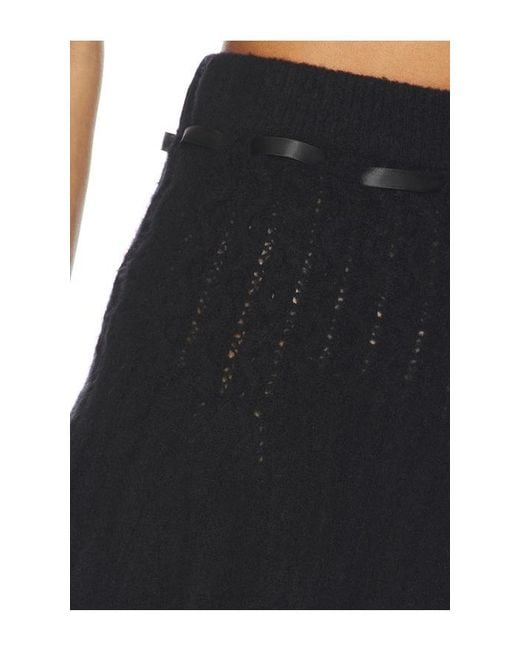 MAJORELLE Black Serra Mini Skirt