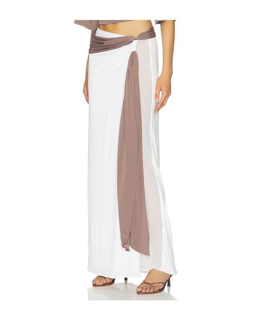 Benni White Arlo Skirt