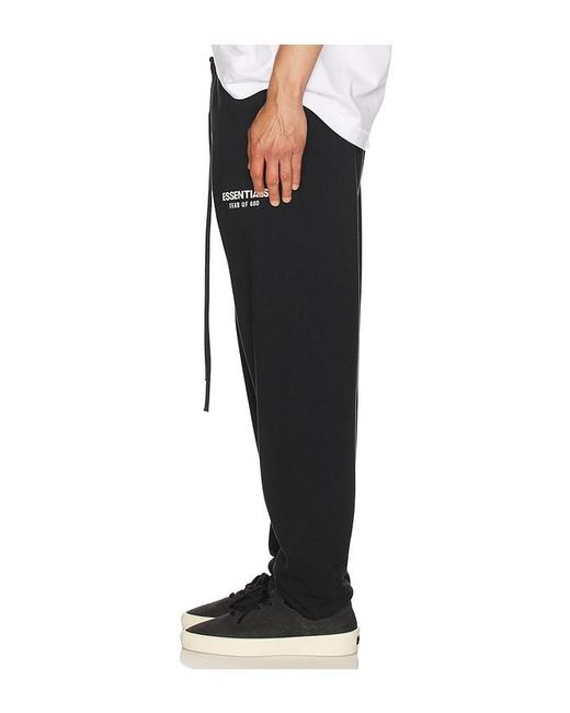 Fear Of God Black Classic Fit Fleece Sweatpant for men