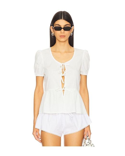 MORE TO COME Alma トップ White