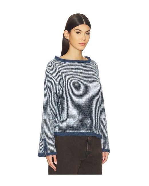 Nation Los Angeles Blue Willow Pullover Sweater