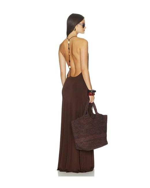 SRG Brown Thalia Maxi Dress
