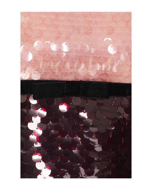 retroféte Multicolor Amethyst Sequin Dress