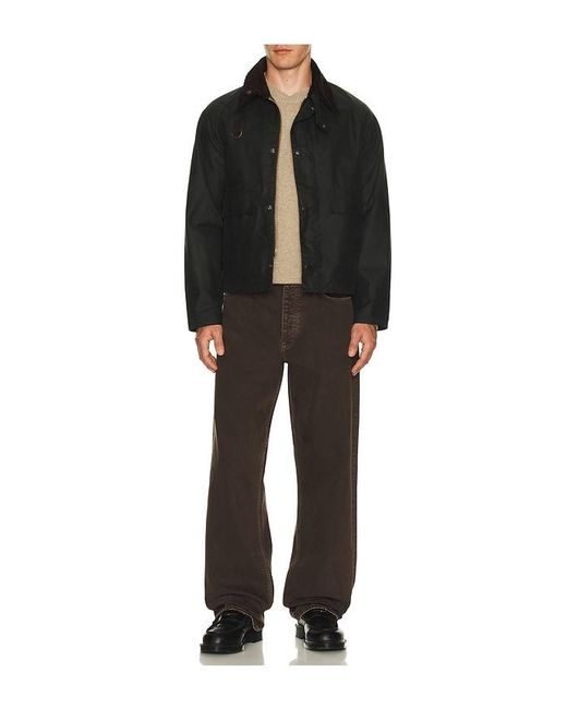 Barbour Black Spey Wax Jacket for men