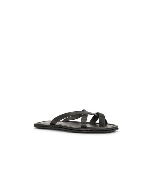St. Agni Black Pantolette Soft Strap