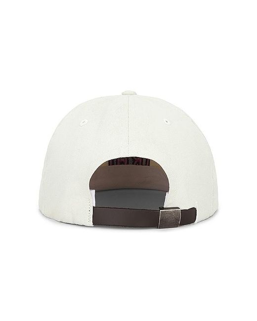 by Parra White Fast Food Logo 6 Panel Hat for men
