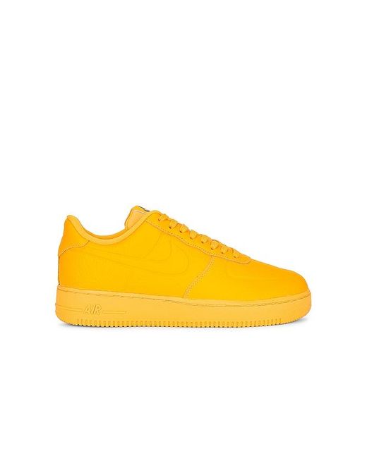 Nike Yellow Air Force 1 '07 Premium Sneaker for men