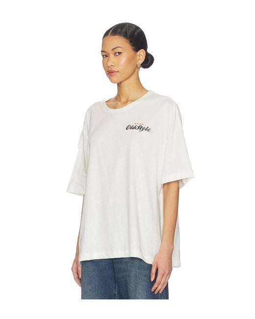 The Forecast Agency White Old Style Beer Tee for men