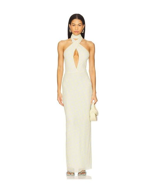 AFRM White Genie Mesh Dress