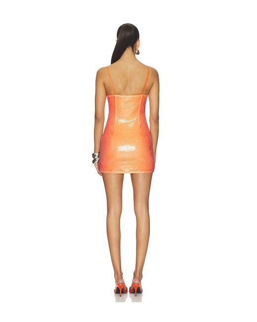 superdown Orange Kailaini Mini Dress
