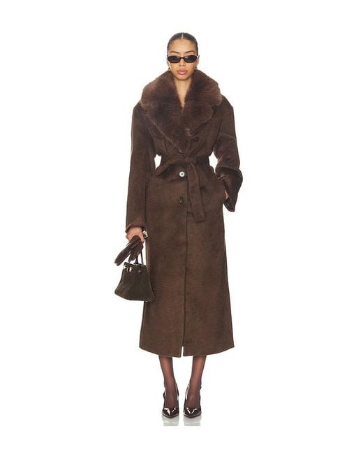 Lamarque Brown X Revolve Tillie Coat