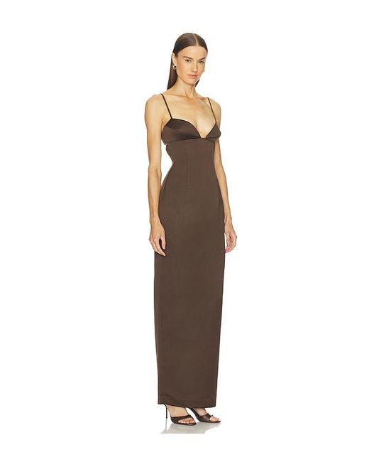 Camila Coelho Brown Teodora Gown