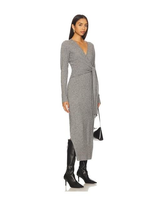 Veronica Beard Gray Salomez Knit Dress