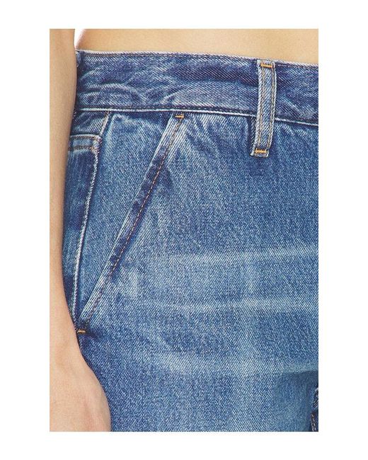 FRAME Blue The Drop Trouser Jeans