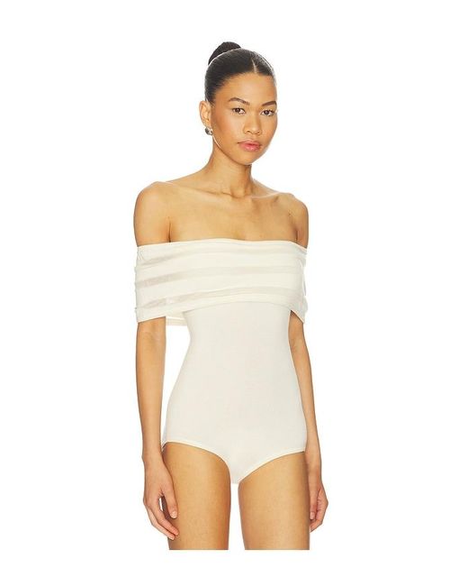 Isa Boulder White Stacks Top