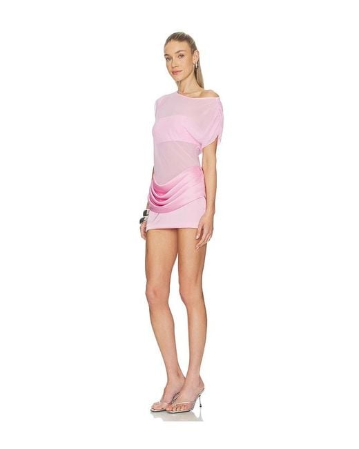 Amanda Uprichard Pink X Revolve Olandria Mini Dress