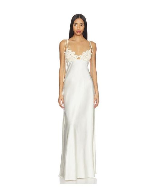 Maylé Vásquez White Concha Dress