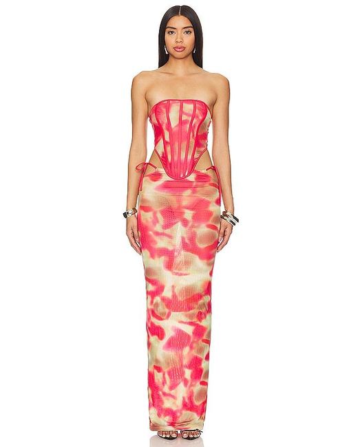 BY.DYLN Red Khloe Corset