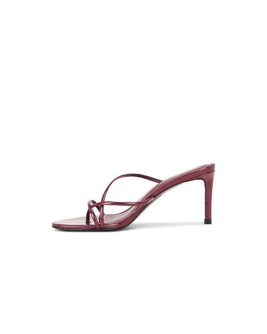 Black Suede Studio White Carla 65 Mule