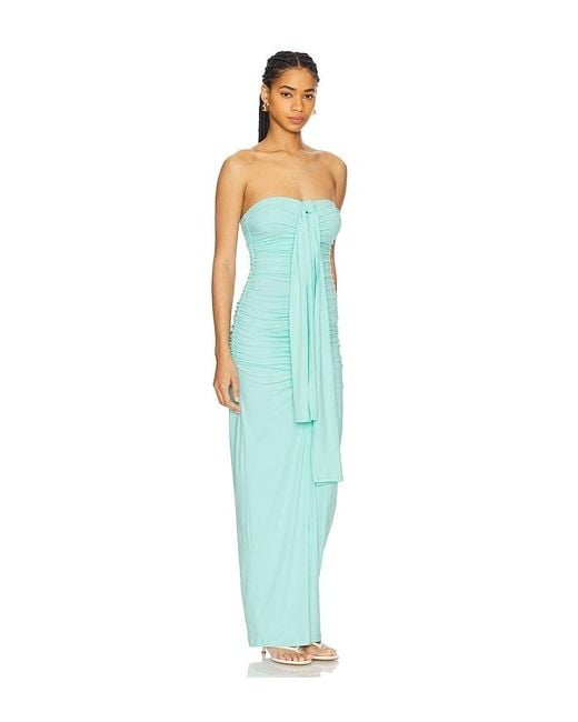 Susana Monaco Blue Trägerloses Kleid Dress