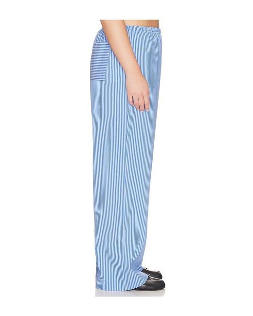 GOOD AMERICAN Blue Poplin Pull On Pants