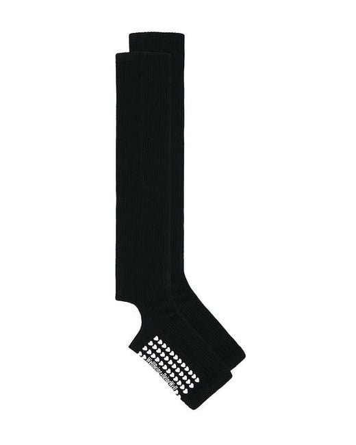 WellBeing + BeingWell Black Grip Legwarmer
