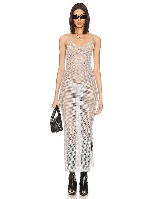 superdown White Marlee Maxi Dress