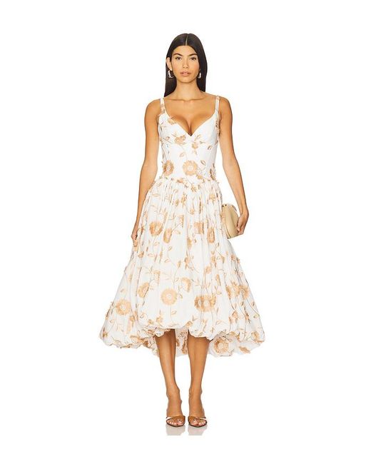 Vestido Midi Bothanical En Color Blanco Talla (También En 4) PATBO de color White