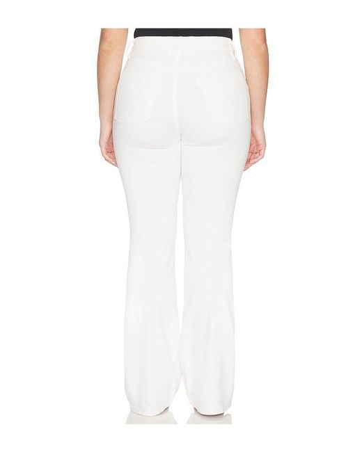 GOOD AMERICAN White Good Legs Flare Jeans