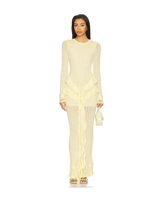 YELLOW THE LABEL Presley Knit Dress | Lyst