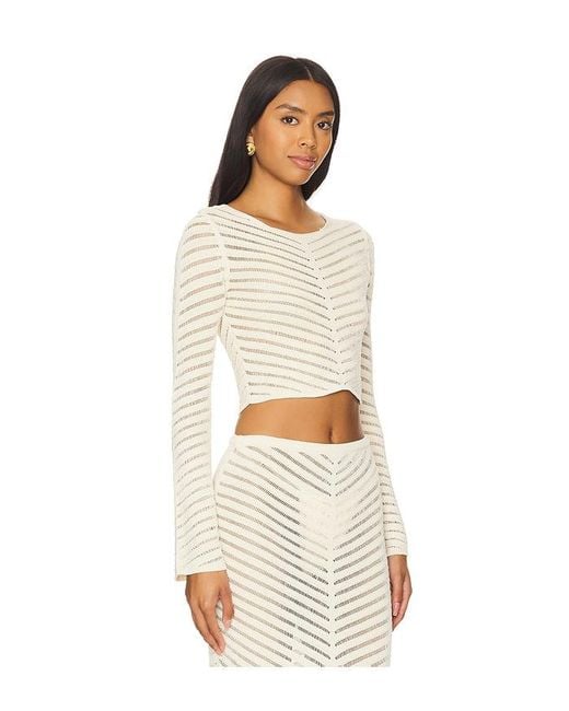 Raya Top En Color Crema Talla En Devon Windsor de color White