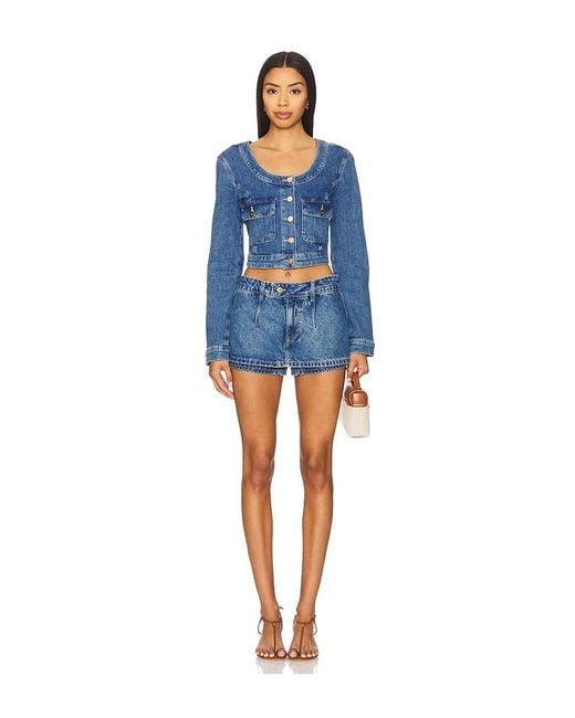Free People Blue X We The Free Galivanting Skort