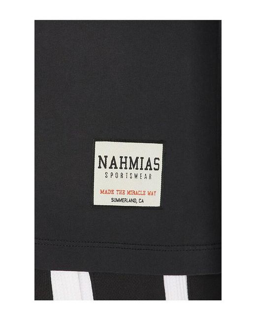 NAHMIAS Black All Star Varsity Long Sleeve for men