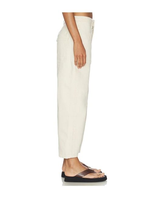 Free People White Minimalist Moxie Boyfriend Jean