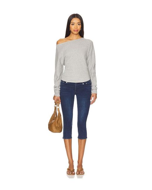 Free People Gray X We The Free Jess Long Sleeve