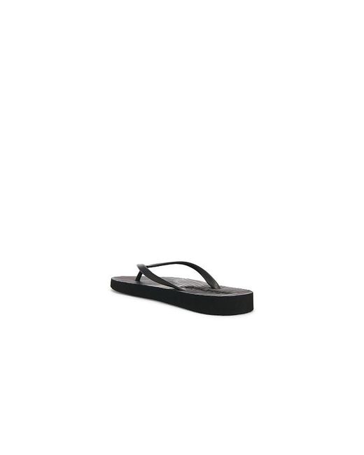 Sleeper Black Flip Flops Slim
